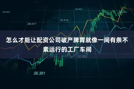 怎么才能让配资公司破产脾胃就像一间有条不紊运行的工厂车间
