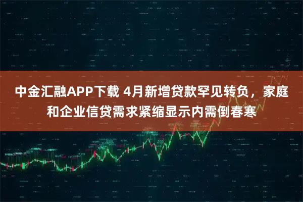 中金汇融APP下载 4月新增贷款罕见转负，家庭和企业信贷需求紧缩显示内需倒春寒
